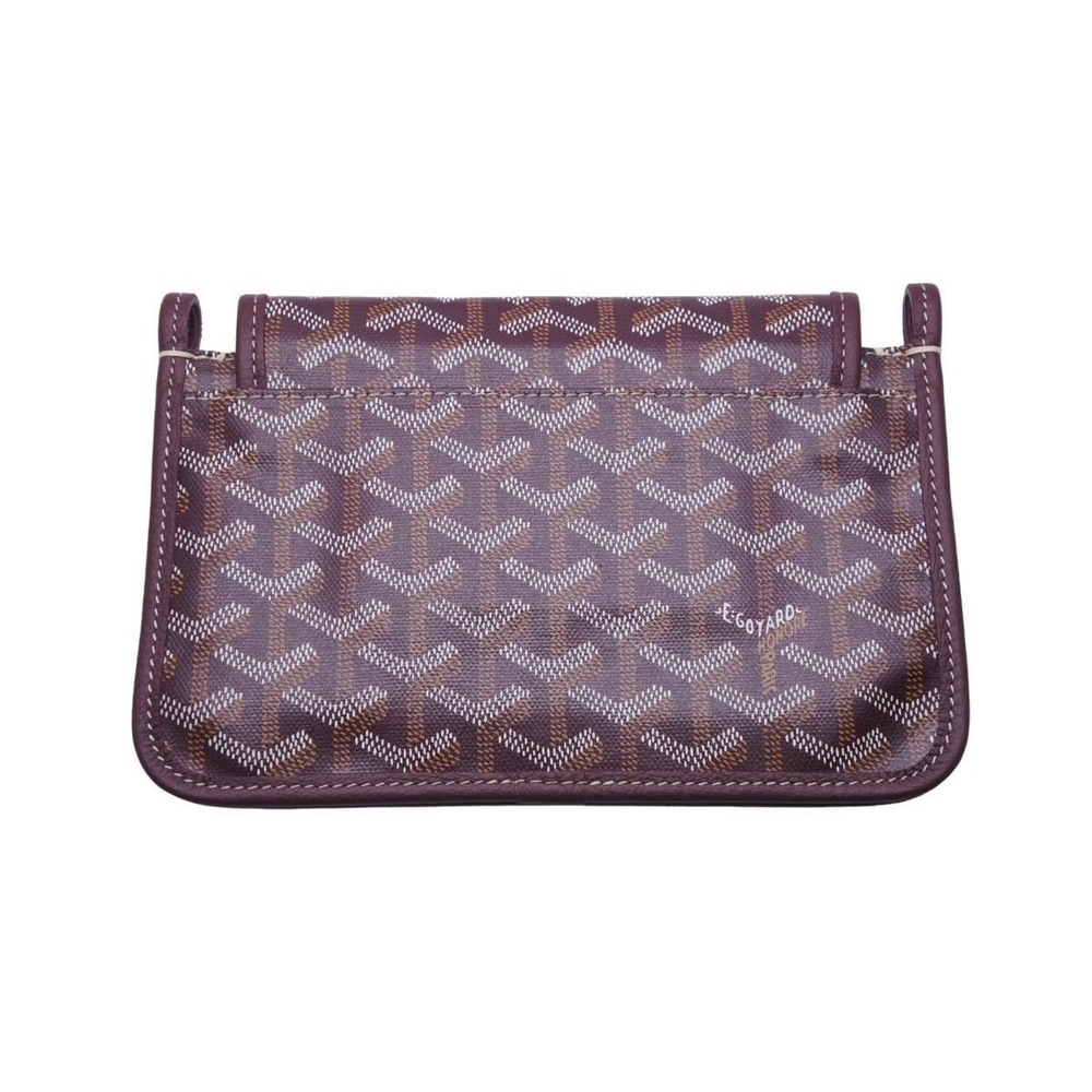Goyard Plumet pouch strap shoulder Bordeaux leather bag crossbody